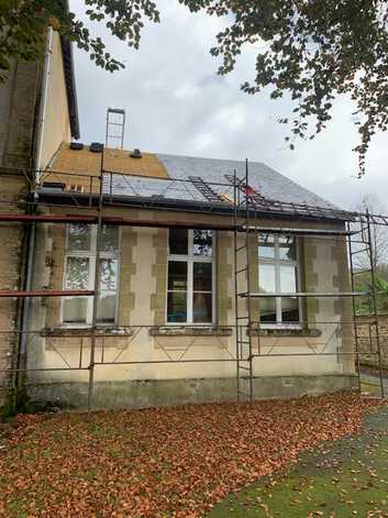 Restauration de la toiture de l'école des garçons