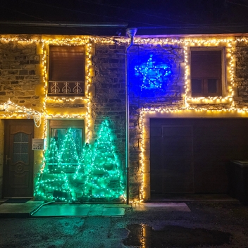 Maison décorées pour Noel